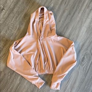 Premium Cropped Scrunched Hoodie